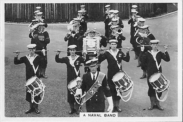 royal navy band of hms vernon portsmouth in 1937
